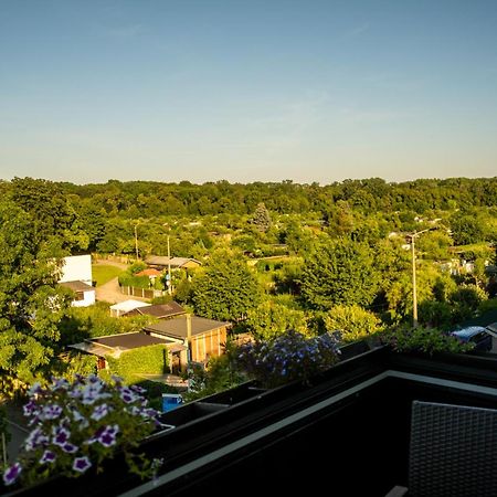 Doppelhaus- Villa Leipzig Schleussig , Moderner Altbau Apartment Dachetage Mit 2 Schlafzimmern Und Separatem Zusatzzimmer , Parkplatz - Balkon - Kamin - Eicheparkett - Arbeitsplatz Zewnętrze zdjęcie